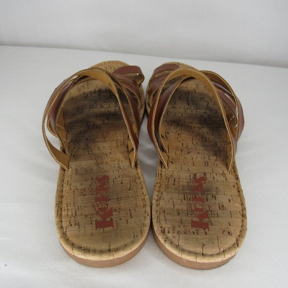 Korks by Kork Ease Brown Slide Sandal Women's 9 - Picture 4 of 8